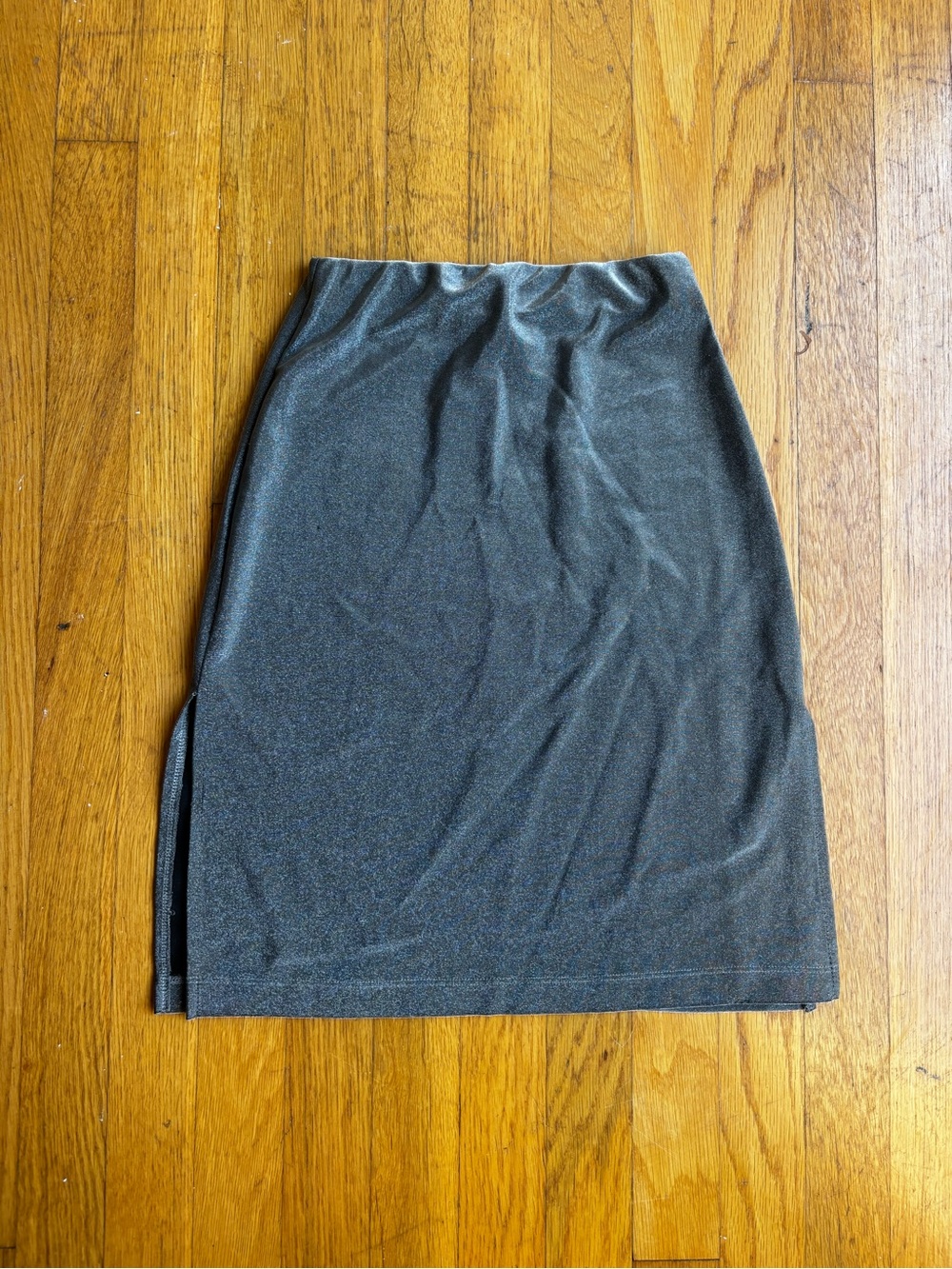 Vintage Metallic Mini Skirt